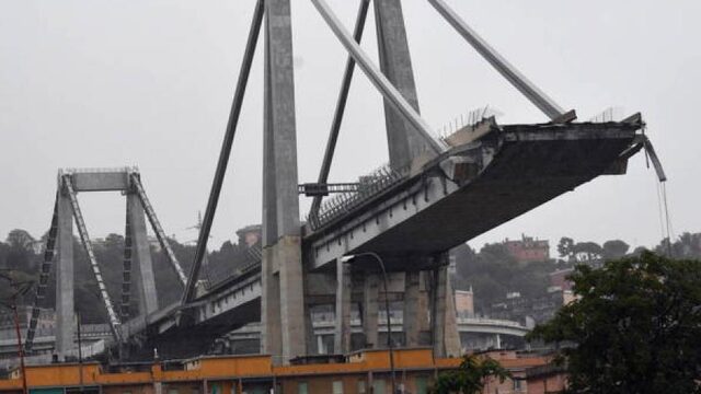 'Tientallen doden na instorten snelwegbrug in Genua'
