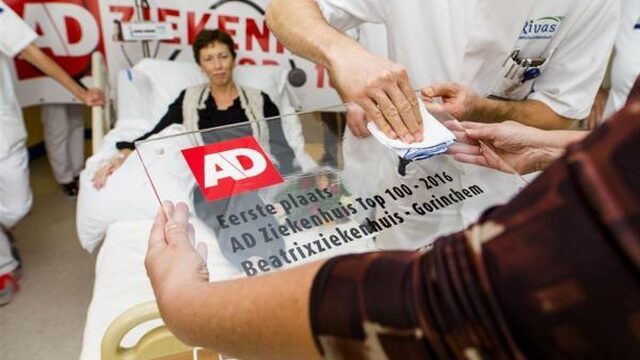 AD trekt zich niets aan van kritiek op Ziekenhuis Top 100
