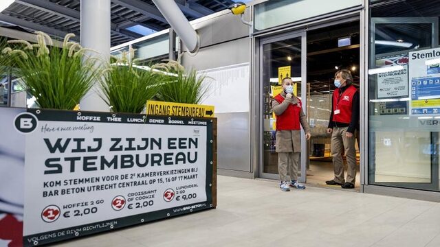 Stembureaus geopend, vooral voor kwetsbaren: 'Zo hoef ik niet in de rij te staan'