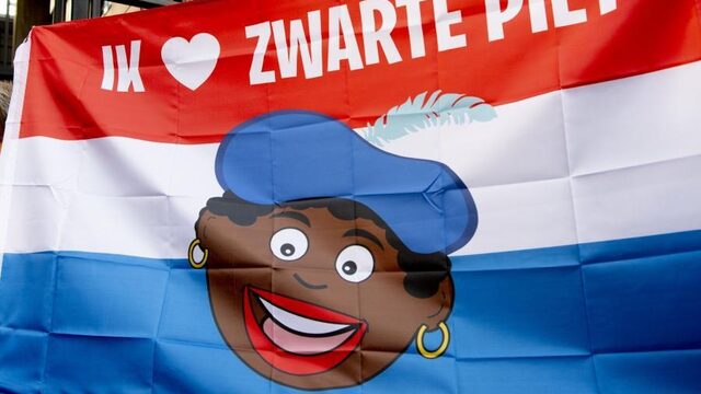 Fascistisch beeldmerk in pro-zwartepietgroepen
