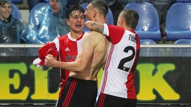 Berghuis en Bozenik knokken Feyenoord voorbij PEC Zwolle