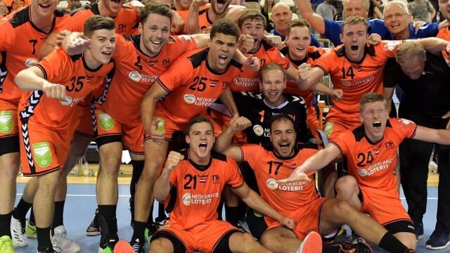 Nederlandse handbalmannen voor het eerst naar EK