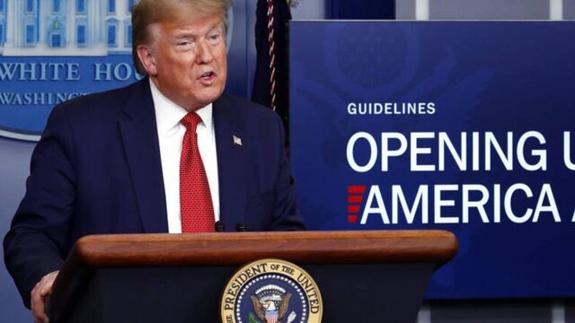 President Trump komt met versoepelprotocol maatregelen VS
