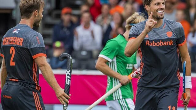 Nederlandse hockeymannen beginnen EK met simpele zege