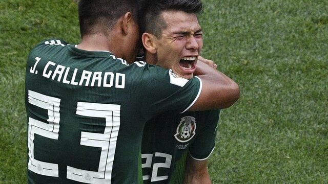 Mexico stunt tegen Duitsland door goal Lozano