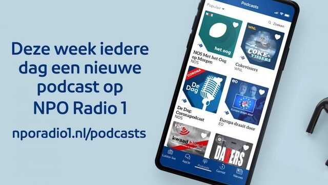 Elke werkdag een nieuwe podcast bij NPO Radio 1