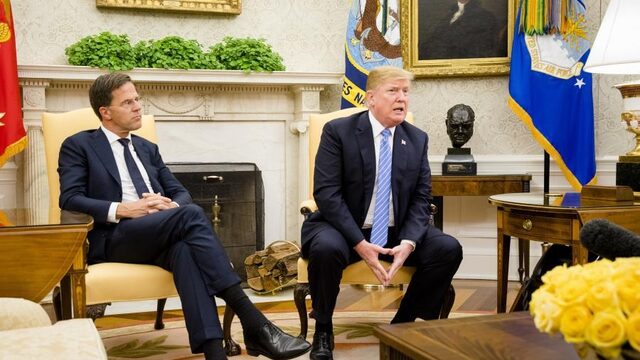 Rutte terug in Oval Office met Trump