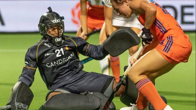 Hockeyvrouwen spelen in duel met twee gezichten gelijk tegen België