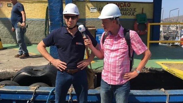 Het is stil in de haven van Rio de Janeiro