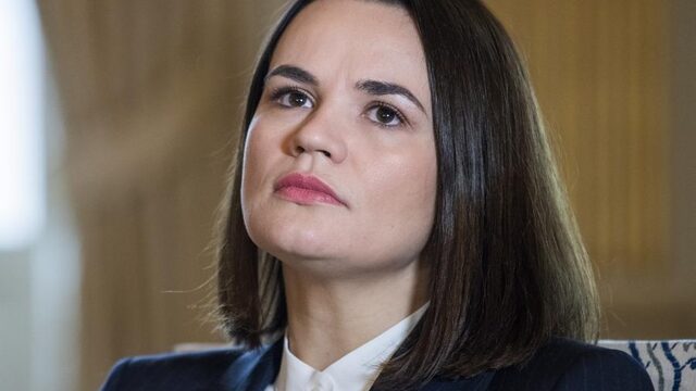 Tichanovskaja in Nederland om te praten over situatie Wit-Rusland