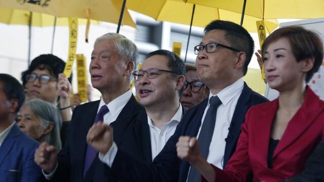 Leiders paraplu-protesten Hong Kong voor de rechter