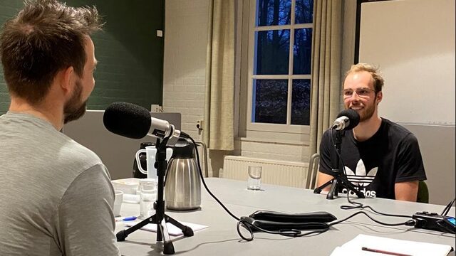 Jan-Willem van Schip fietst op zijn Johan Cruijffs: niet hard, wel snel vooruit