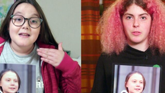Lilly (11) en Dana (17) zijn geïnspireerd door Greta Thunberg en staken voor het klimaat