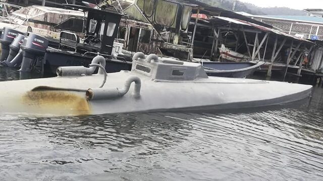 Panamese politie onderschept zelfgebouwde duikboot met cocaïne: 'Drugscriminelen worden steeds creatiever'