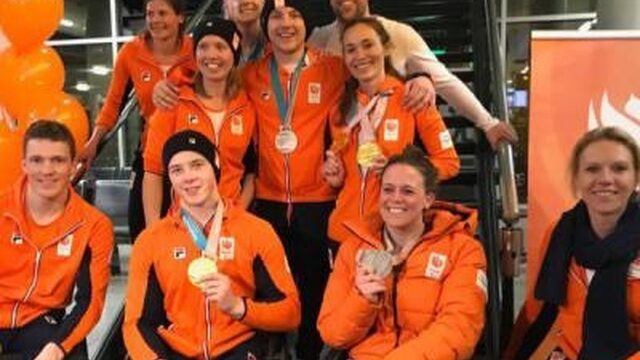 Paralympische sporters terug in Nederland