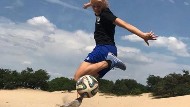 Na EK-goud droomt Freestyle voetballer Laura Dekker al van wereldtitel