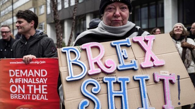 Bedenker 'brexit' baalt van zijn uitvinding