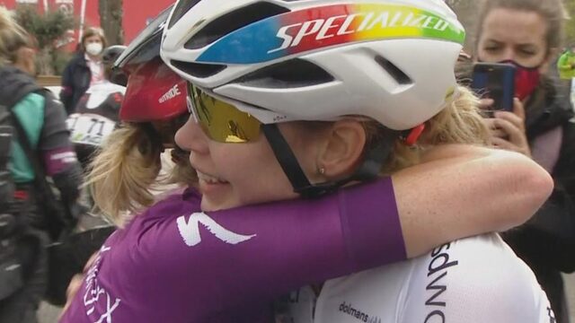 Wereldkampioenen Van der Breggen en Alaphilippe winnen Waalse Pijl