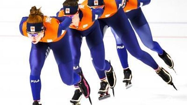 Nederlandse vrouwen pakken zilver op de ploegenachtervolging