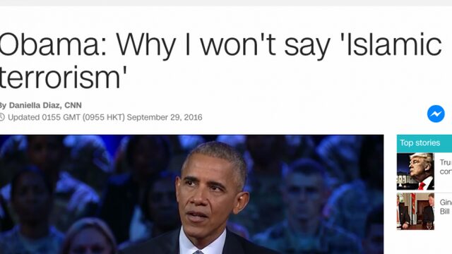 Trending: waarom heeft Obama het niet over ‘moslimterrorisme'?