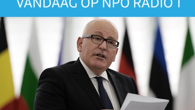 Vandaag op NPO Radio 1: Frans Timmermans, 50 jaar D66 en eredivisie