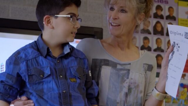 Juf Kiet is veilige haven voor oorlogskinderen