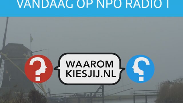 Vandaag op NPO Radio 1: politiek speeddaten en Champions League