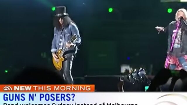 Guns N’ Roses schoffeert fans