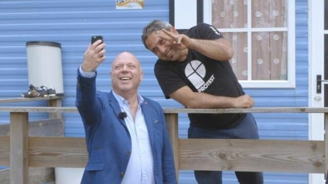 Nederlanders en vluchtelingen samen op een vakantiepark