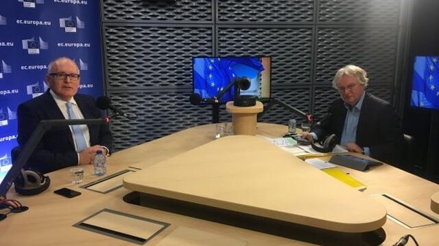 Eurocommissaris Timmermans: "Europees project niet onverwoestbaar"