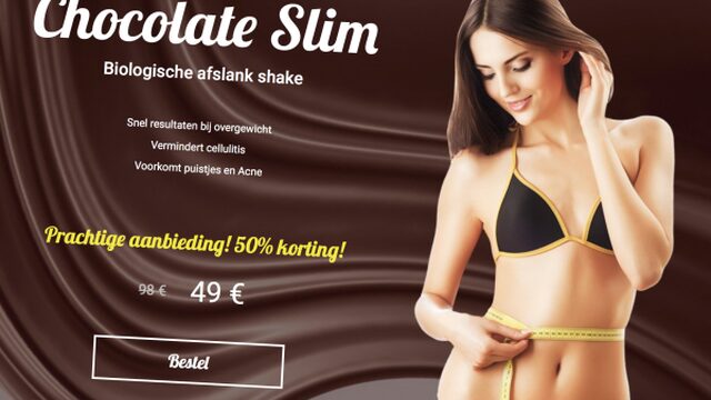 Chocolate Slim: 24 kilo afvallen in vier weken is 'vrijwel onmogelijk'