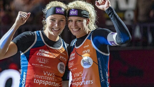 Bikini of niet, de Nederlandse beachvolleybalsters gaan hoe dan ook naar Qatar