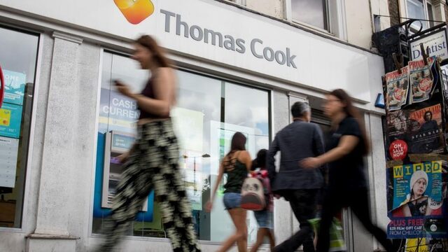 Reisorganisatie Thomas Cook omgevallen, honderdduizenden gestrand