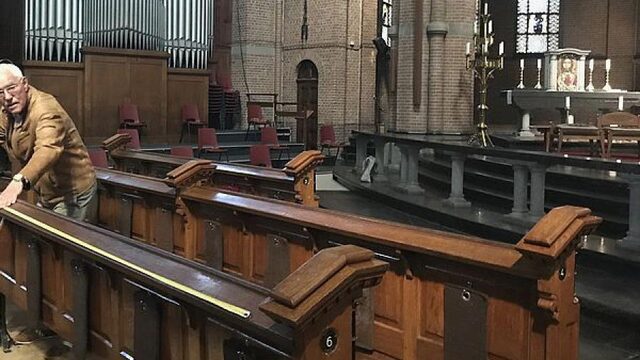 Stemmen schrappen uit het koor: deze kerk in Uden bereidt zich voor op de anderhalvemetersamenleving