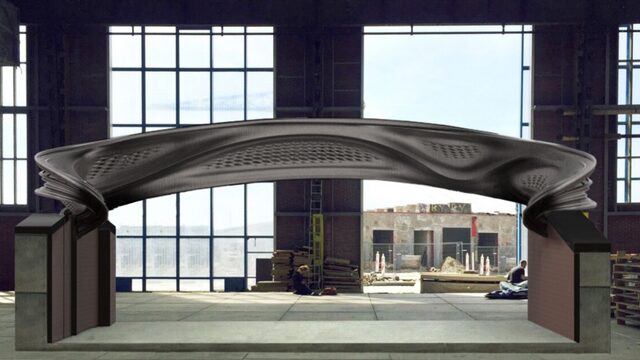Wereldprimeur: eerste stalen brug uit 3D-printer
