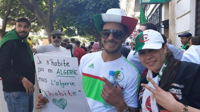 Miljoen demonstranten op de been in Algerijnse hoofdstad
