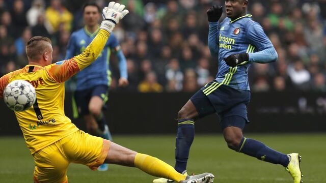 Feyenoord schiet niets op met gelijkspel in Groningen