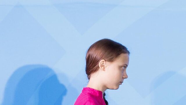 Greta Thunberg draagt de wereld op haar schouders