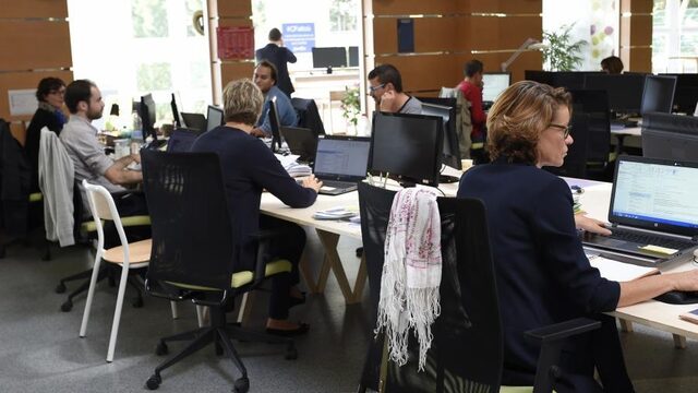 'Werknemer lijdt in kantoortuin'
