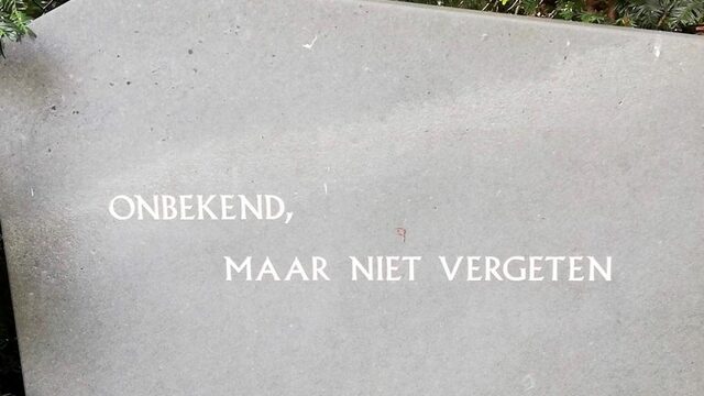 In Nederland liggen honderden mensen begraven zonder identiteit
