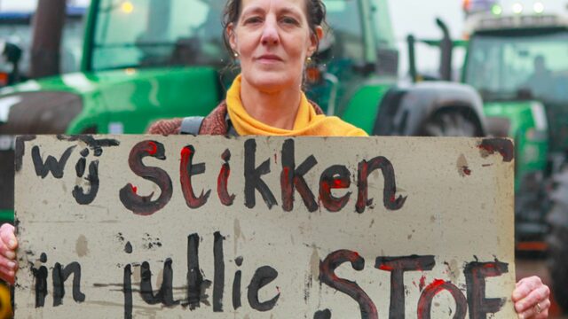 Klimaatactivist in actie: 'Klimaatdoven is een beter woord van het jaar'