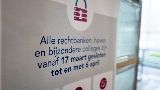 Tienduizenden uitgestelde rechtzaken door coronacrisis: jeugd(straf)zaken en familiezaken vanaf 11 mei prioriteit