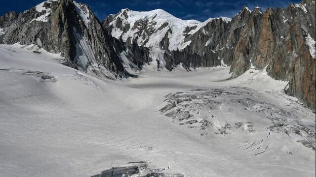 Mont Blanc-gletsjer staat op instorten