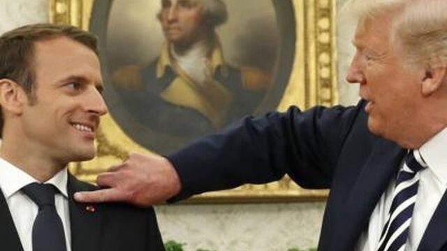 Dikke vrienden Macron en Trump hartelijk oneens over Iran