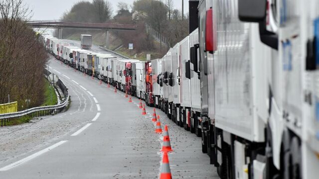 Truckers betuigen steun aan gearresteerde vrachtwagenchauffeur Grays