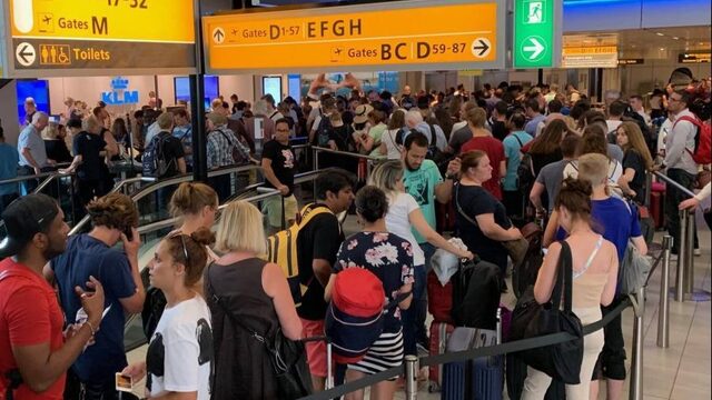 Frustratie op Schiphol: 'Nog nooit zo'n schandalige situatie meegemaakt'