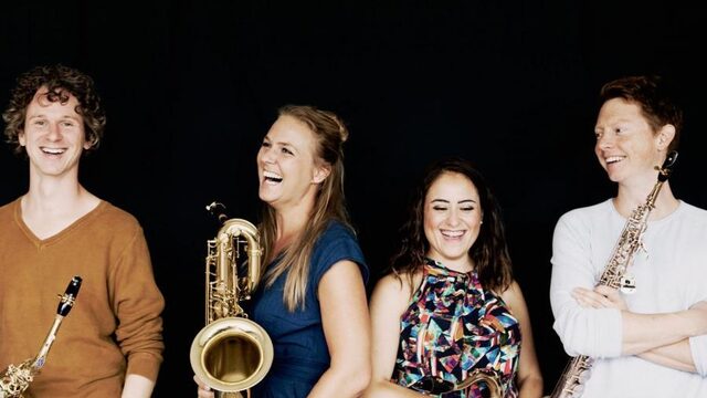 Het Berlage Saxophone Quartet: 'Bach is net als voetbal, iedereen denkt dat ie er iets van weet'