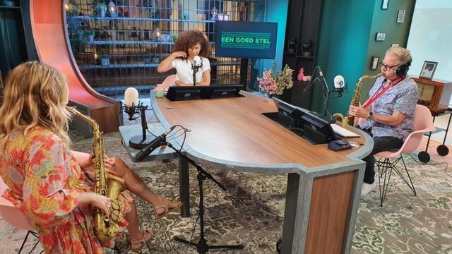 Hans en Candy Dulfer: 'Als ik naar het toilet ga neem ik mijn saxofoon mee'