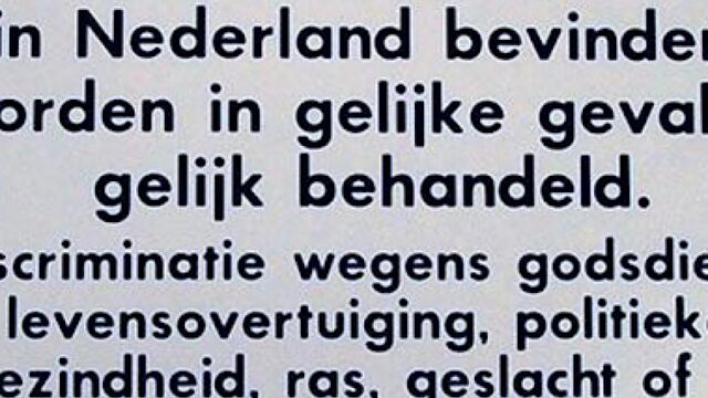 Is Artikel 1 van onze Grondwet in verval?