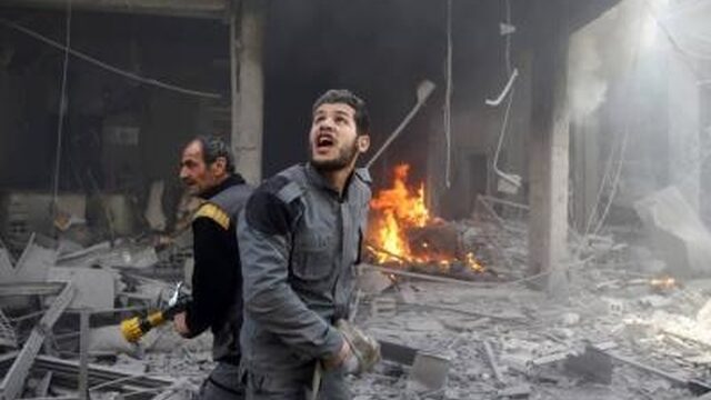 'Alleen regen stopt nu de bommen in Oost-Ghouta'